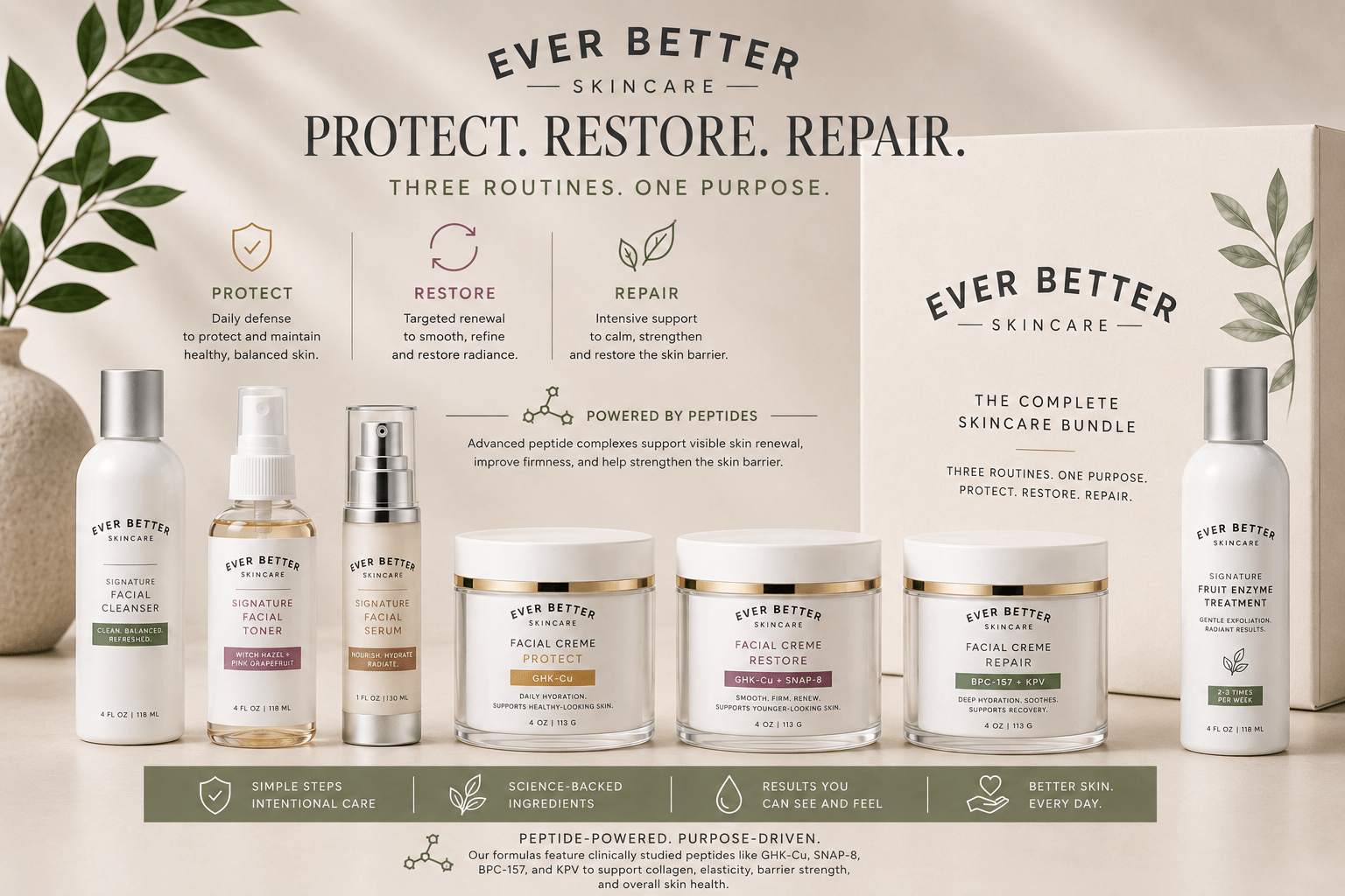 Ever Better Supply Signature Skincare Bundle signature skincare bundle