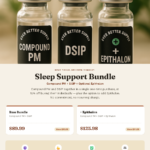sleep support bundle infographic